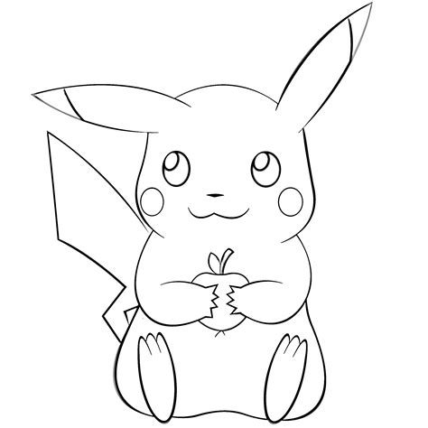 free printable coloring pages pikachu|40+ Pikachu Coloring Pages